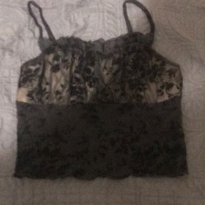 Only worn once. Black top